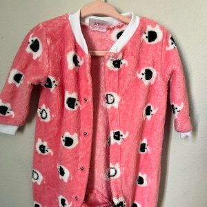 Sweet & Soft, Pink With Sheeps, 3/6M , Soft Cotton, Winter Gear